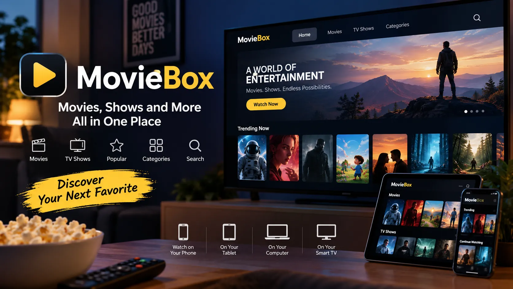 Explore MovieBox: Movies, Shows, and Key Features