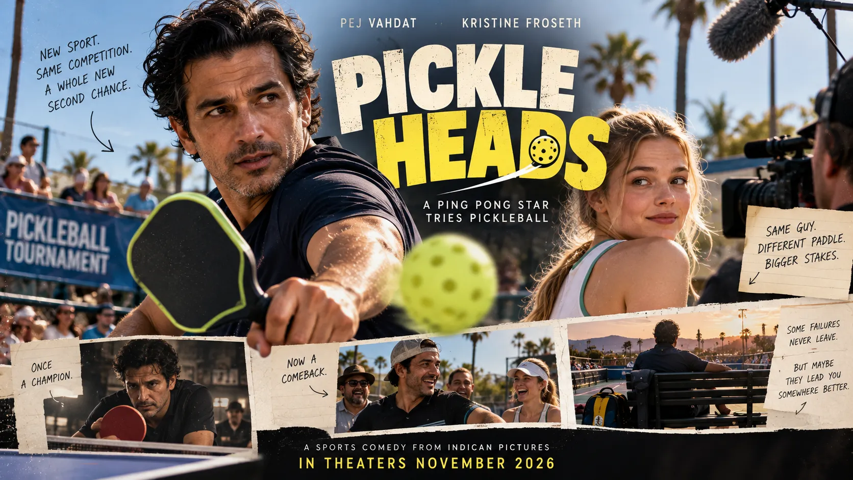 Movie Box | Pickleheads: A Ping Pong Star Tries Pickleball