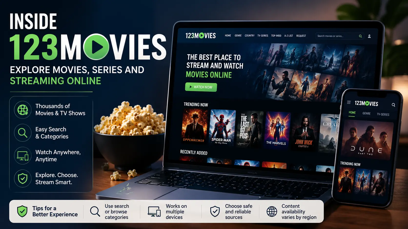 Inside 123Movies: Explore Movies, Series and Streaming Online