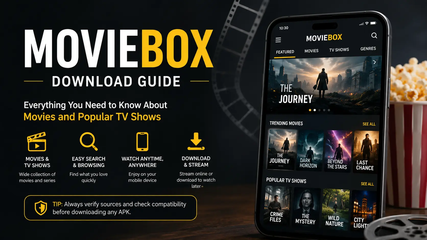 MovieBox Download Guide for Movies and Popular TV Shows